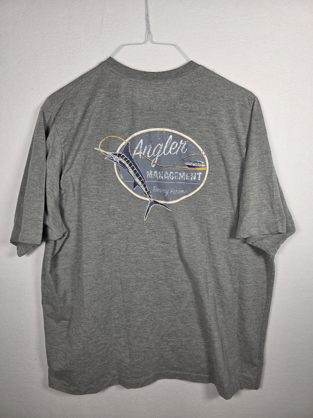 Tommy Bahama Gray Short Sleeve Angler Graphic Tee 3X